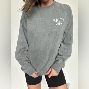 Salty Crew Dark Gray Crew Neck Sweatshirt